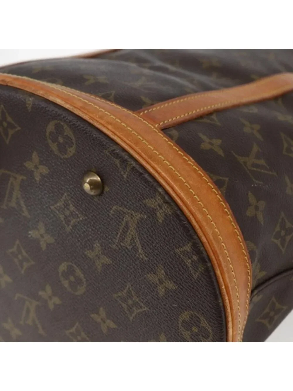Authentic LOUIS VUITTON Monogram Bucket GM Shoulder Bag M42236 LV
